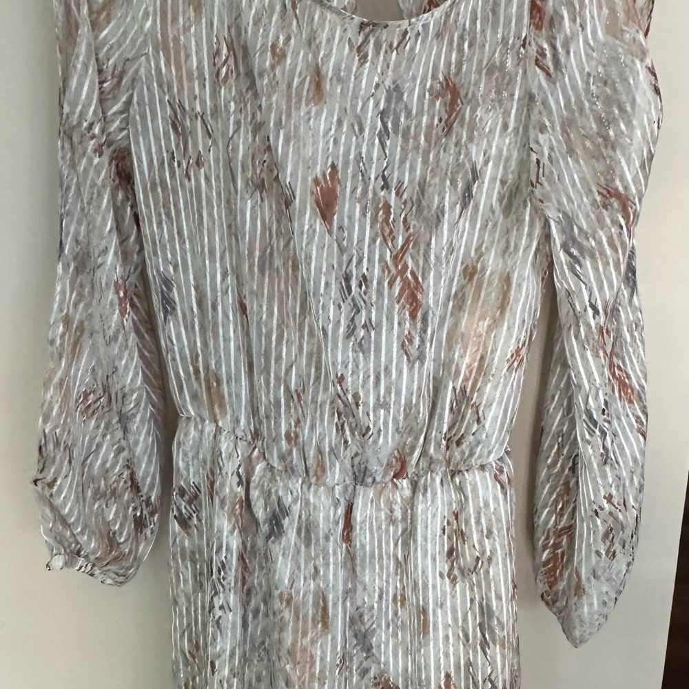 White House Black Market Multicolor Patterned Dress